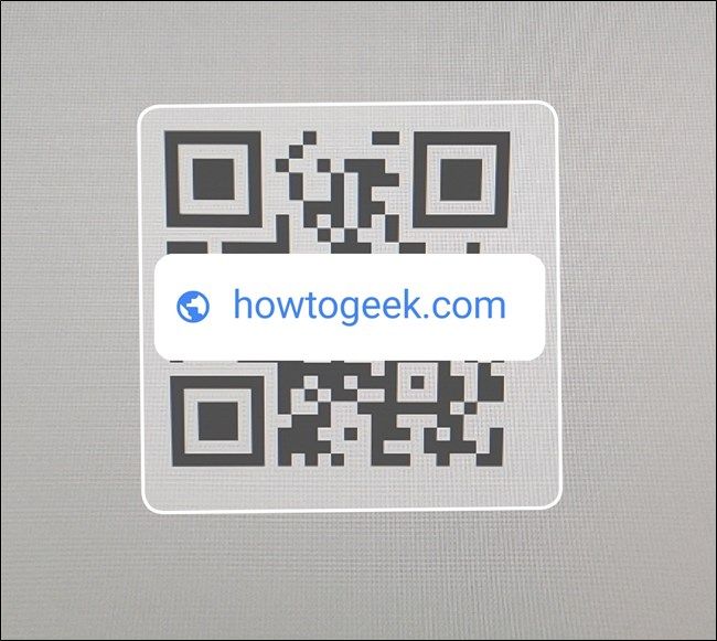Результат распознавания QR‑кода с предосмотром ссылки