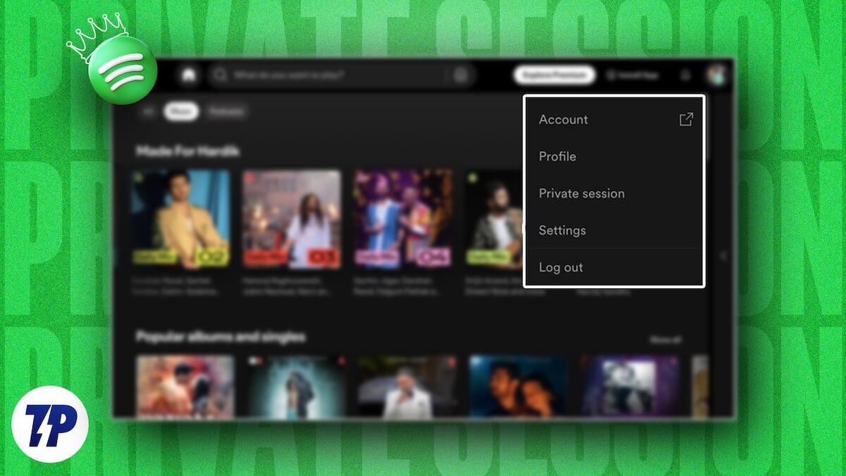 Приватная сессия в Spotify — как включить и зачем