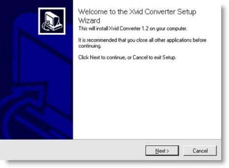 Мастер установки Xvid Converter в CrossOver