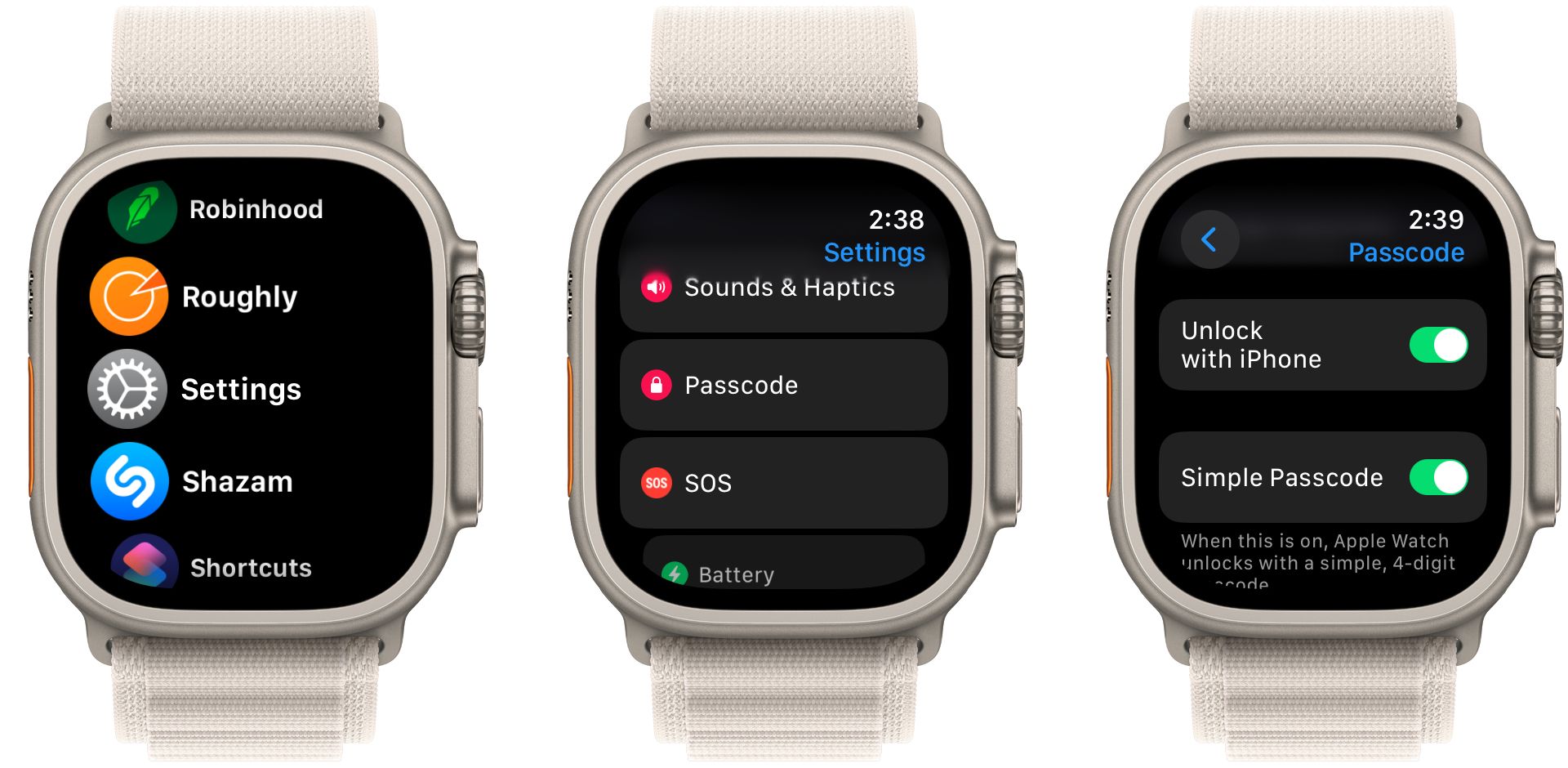 apple watch unlock with iphone