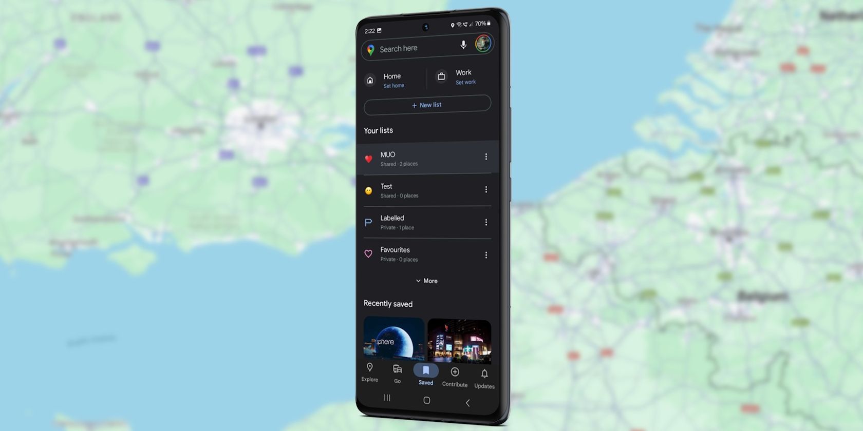 Списки в Google Maps: как создавать и делиться