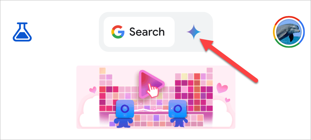 Gemini в приложении Google на iPhone.