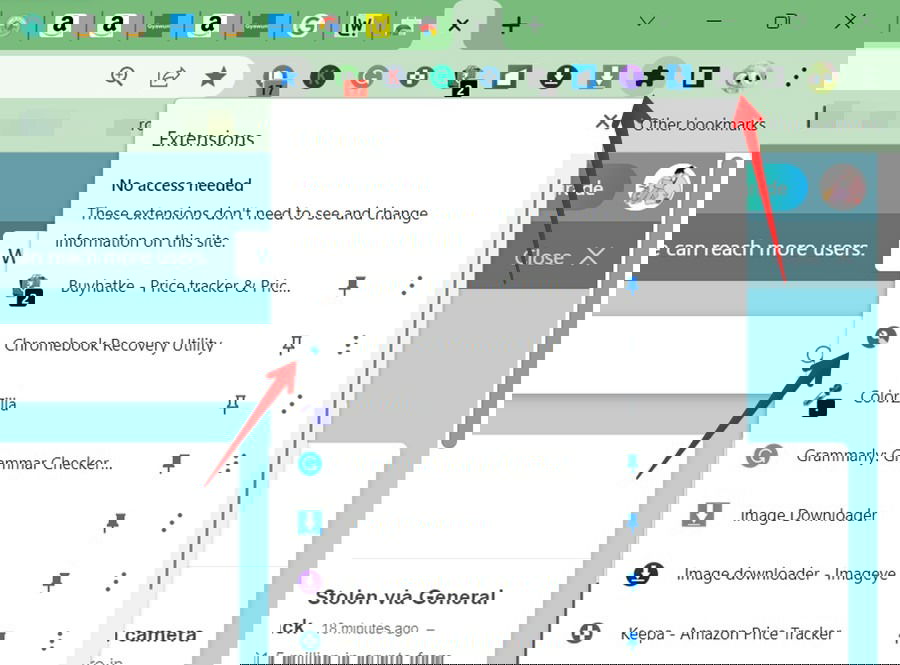 Запуск расширения восстановления в Chrome