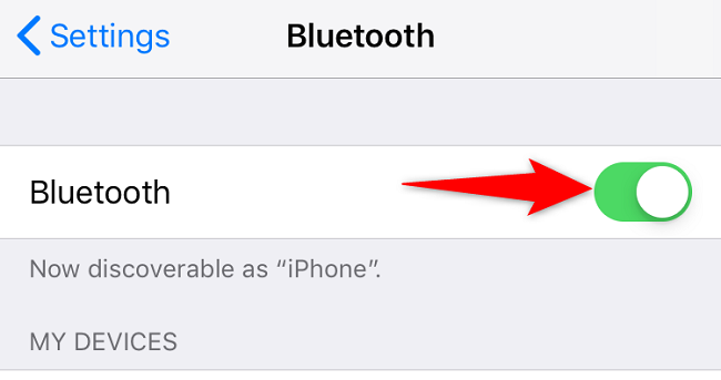 Включите Bluetooth в настройках.