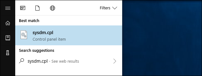Вкладка «Дополнительно» в окне Свойства системы