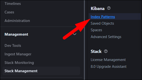 Создание шаблона индекса и визуализации в Kibana для анализа логов и метрик.
