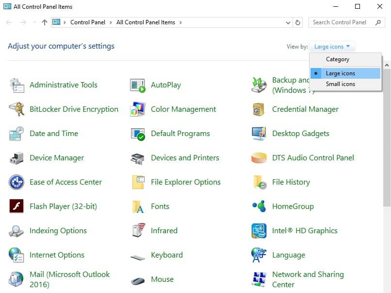 large icons emails won't sync