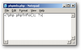 Файл phpinfo.php в корне сайта
