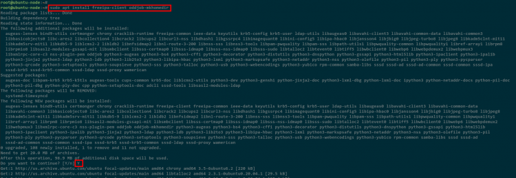 Установка пакетов freeipa-client и oddjob-mkhomedir в Ubuntu