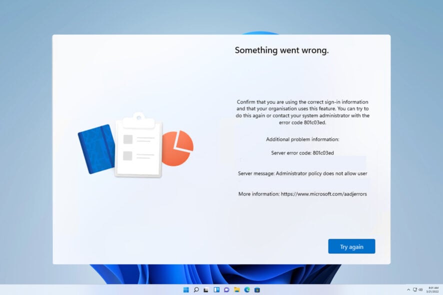 Ошибка 801c03ed в Windows 11 — как исправить