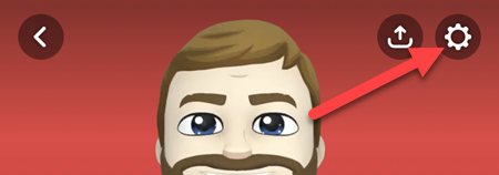 Нажмите значок шестерёнки, чтобы открыть Настройки