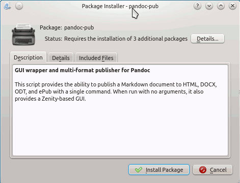 GDebi: установка пакета с автоматическим разрешением зависимостей