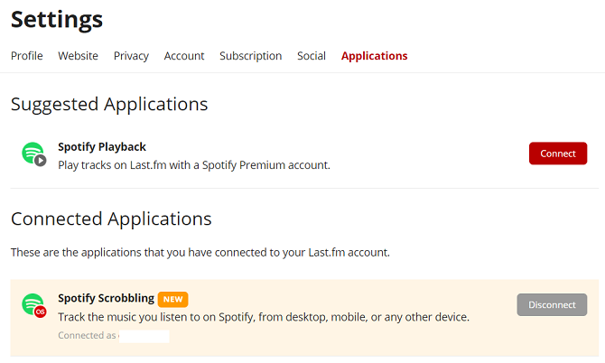 lastfm connect spotify method 1