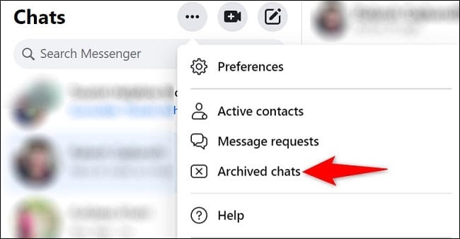 Меню с опцией 