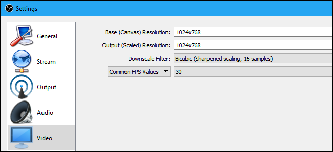 Изменение размера источника в предпросмотре OBS