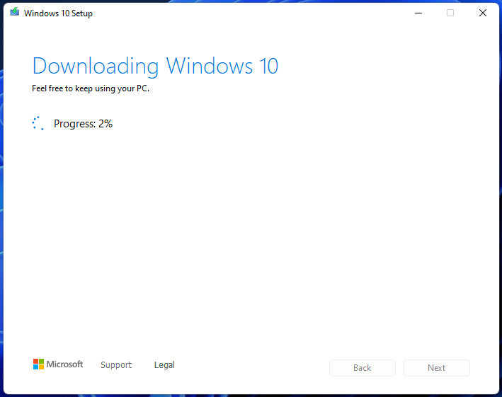 10 - Windows Downloading