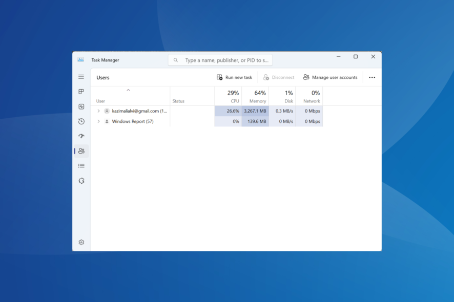 Как выйти из других учётных записей в Windows 11
