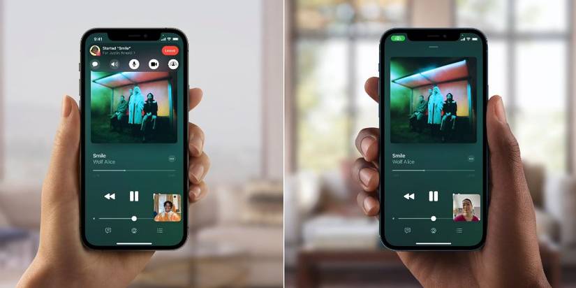 Иллюстрация Apple SharePlay с музыкой