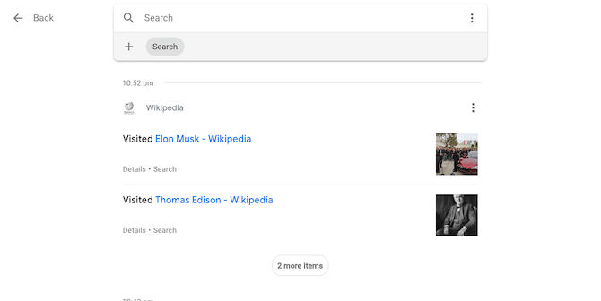 История поисковых запросов Google