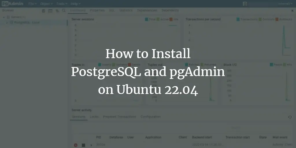 PostgreSQL 14 и pgAdmin 4 на Ubuntu 22.04