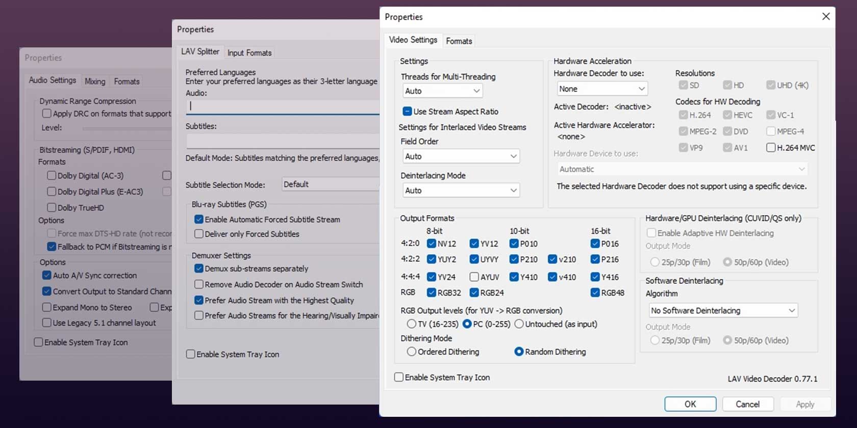 LAV Filters: установка и настройка