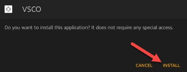 Нажмите 'Установить' для завершения установки