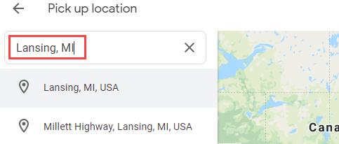 Введите ваш адрес или город для поиска мест самовывоза.