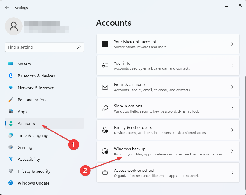 Окно настроек Windows с разделом резервного копирования Windows