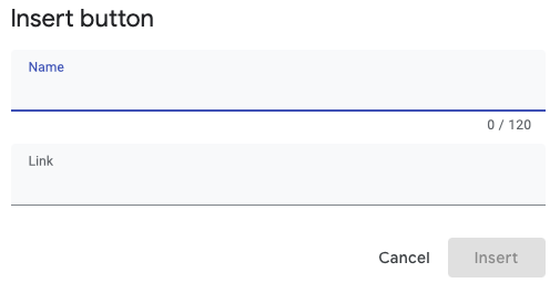Вставка и настройка кнопки с ссылкой