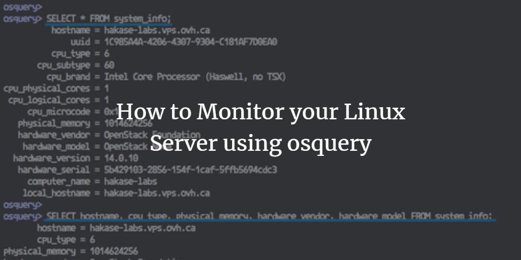 Установка osquery на Ubuntu 18.04 и CentOS 7