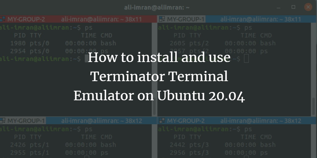 Установка и использование Terminator на Ubuntu 20.04