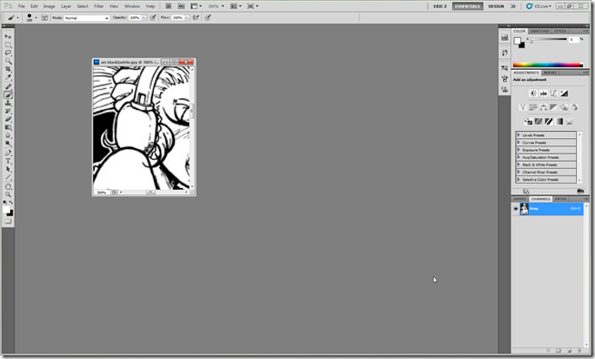 Окно и масштаб изображения в Photoshop