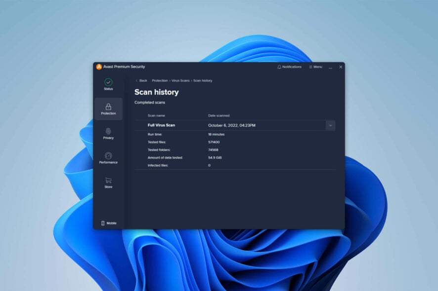 Avast не может сканировать — как исправить