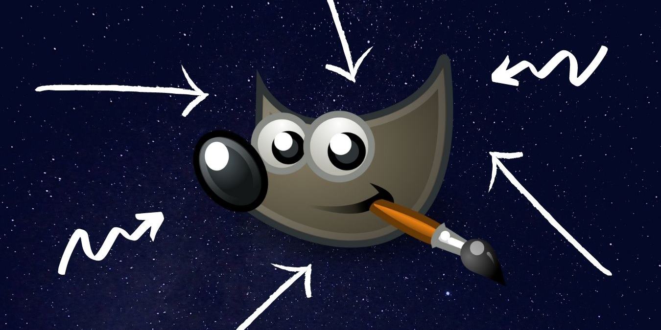 Как добавить стрелку в GIMP