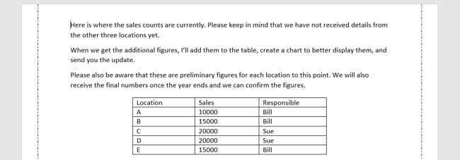 Граница страницы для вертикальных линий в Word
