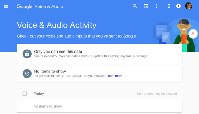 Настройки голосовой активности Google в аккаунте: включение, отключение и удаление истории голосовых запросов