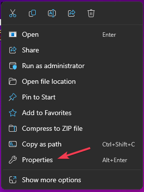 Свойства ярлыка Apex Legends