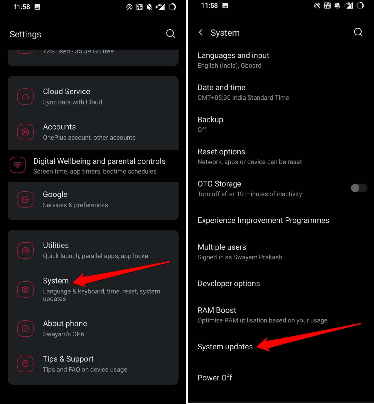 Обновление системы Android