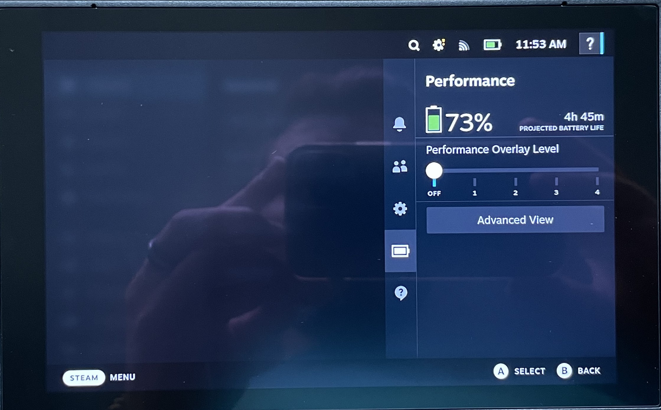 Сравнение производительности Steam Deck в игре