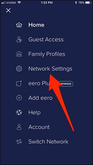 Экран с опцией 