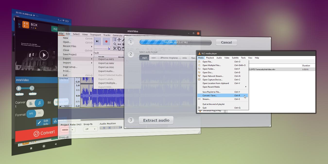 Как извлечь аудио из видео — быстрые способы