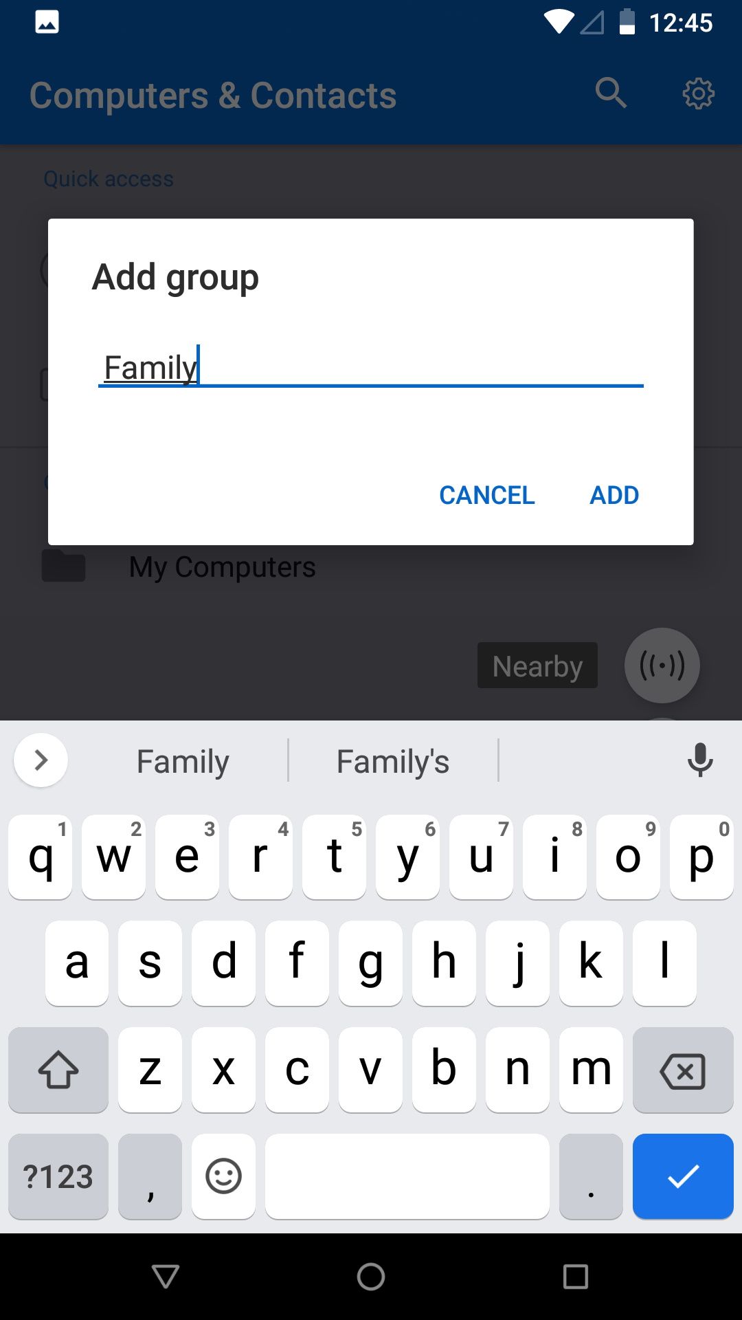 How to add a group in TeamViewer Remote Control