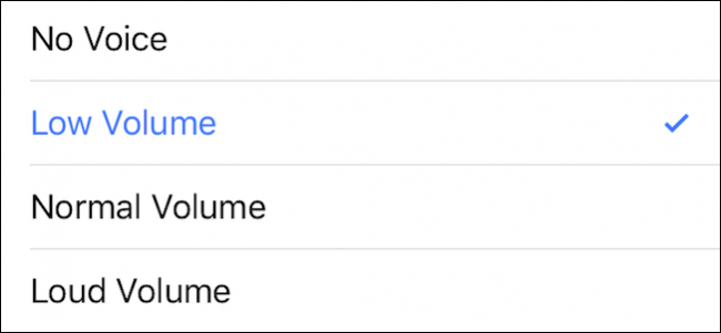 Изменить громкость голоса в Apple Maps