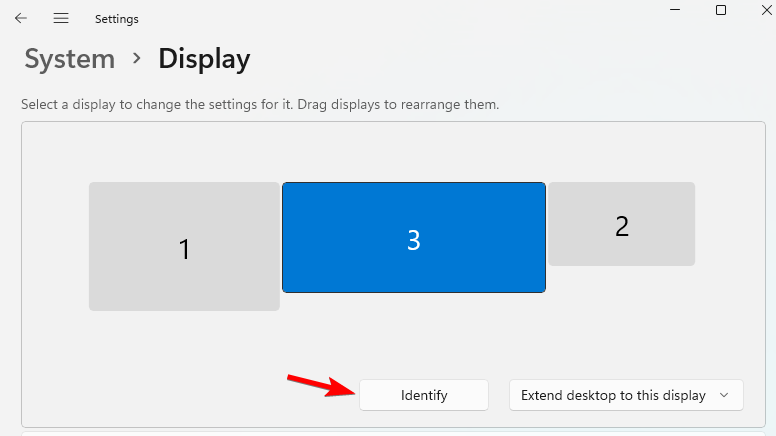Идентификация дисплеев в Windows — номера отображаются на мониторах