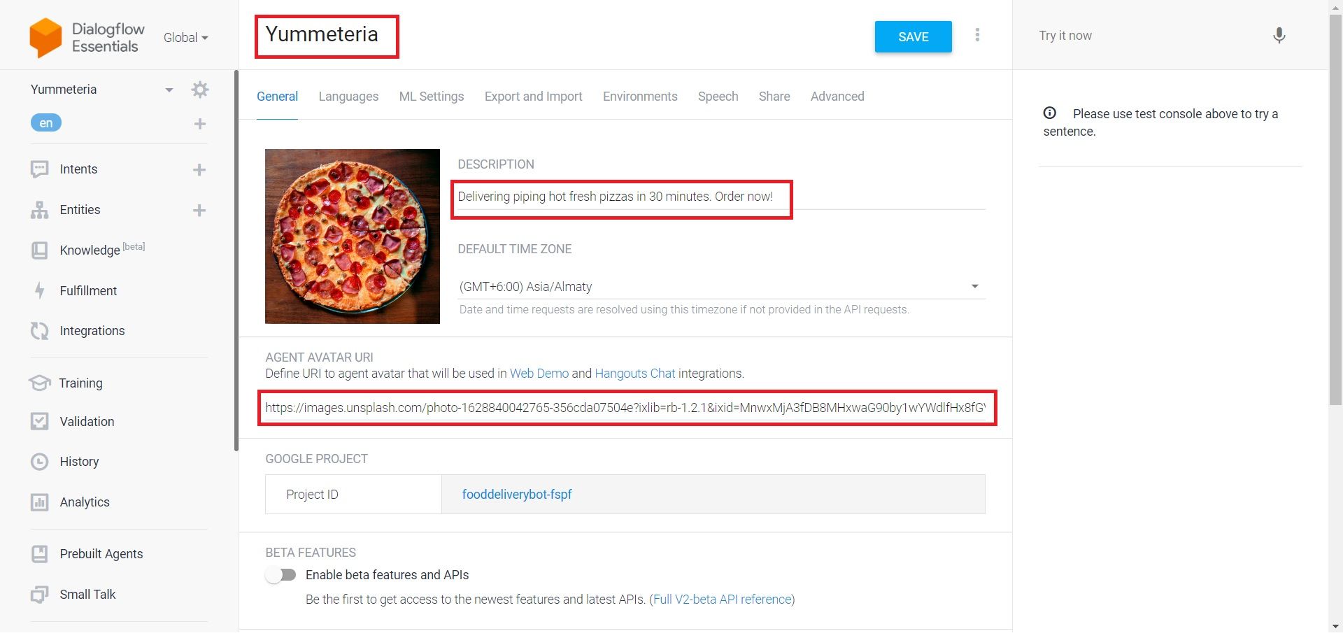 Adding Avatar and Description to Bot