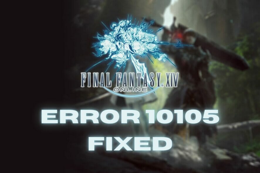 Исправление ошибки FFXIV 10105