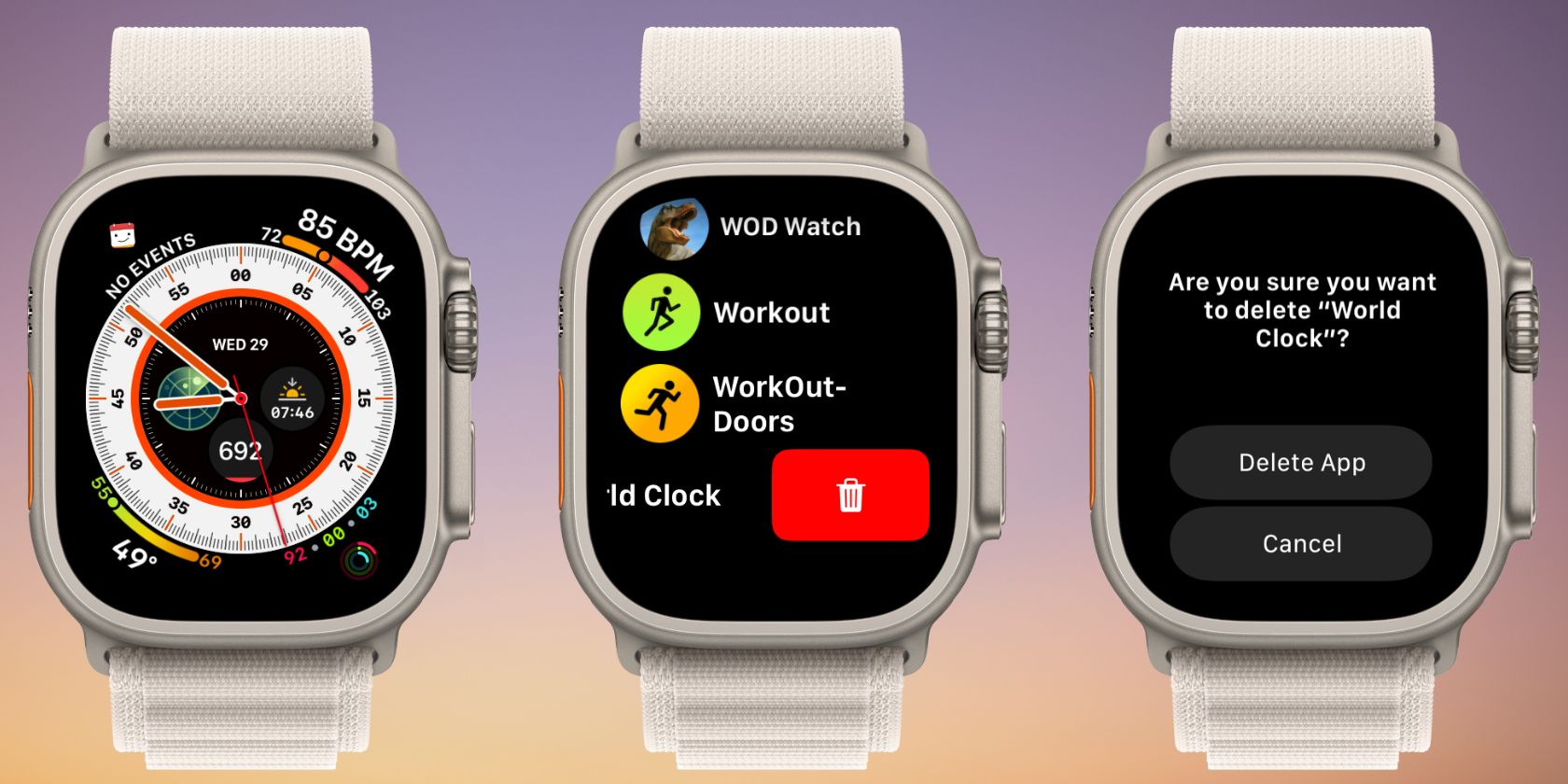 Удаление предустановленных приложений Apple Watch