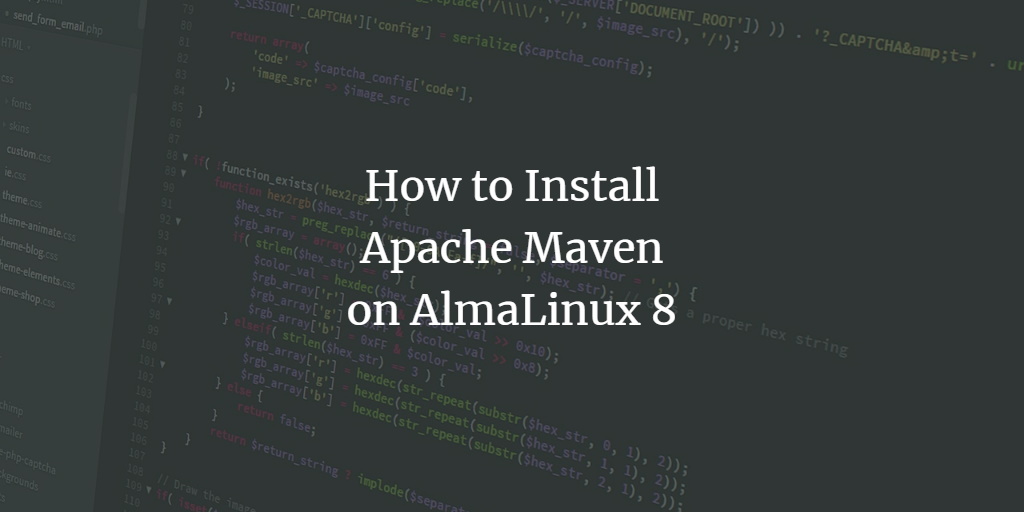 Установка Apache Maven на AlmaLinux 8