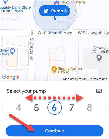 Оплата бензина из приложения и через Google Pay