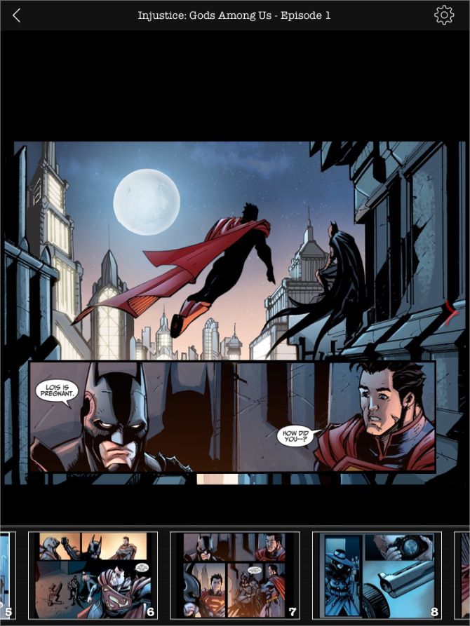 Настройки Madefire: опции Motion Books и звукового сопровождения